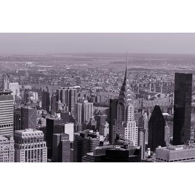 Fototapete PAPERMOON "Manhattan Retro", bunt, B:4,5m L:2,8m, Vlies, Tapeten