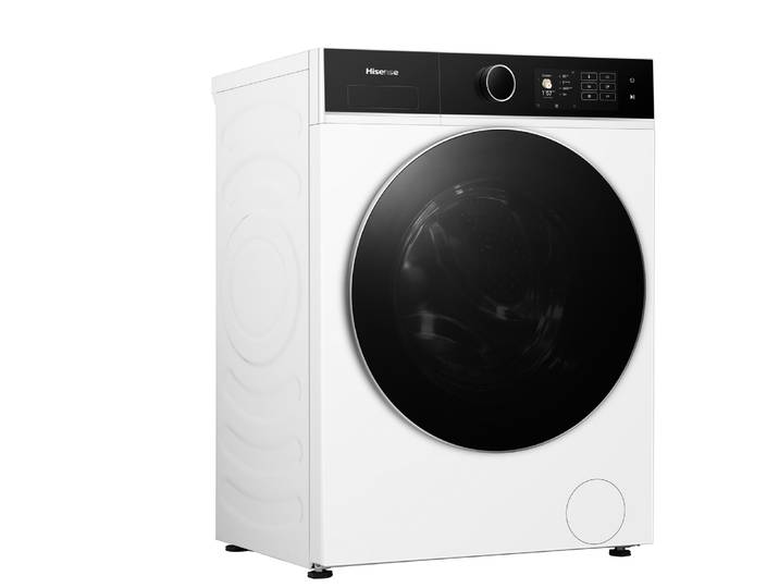 HISENSE Waschmaschine WF5I1045BWQ , Energieeffizienz: A, weiß, B:59,5cm H:84,5cm T:55cm, Waschmaschinen, digitales Farbdisplay, AutoDose, Energie 40% besser als A, Waschmaschine