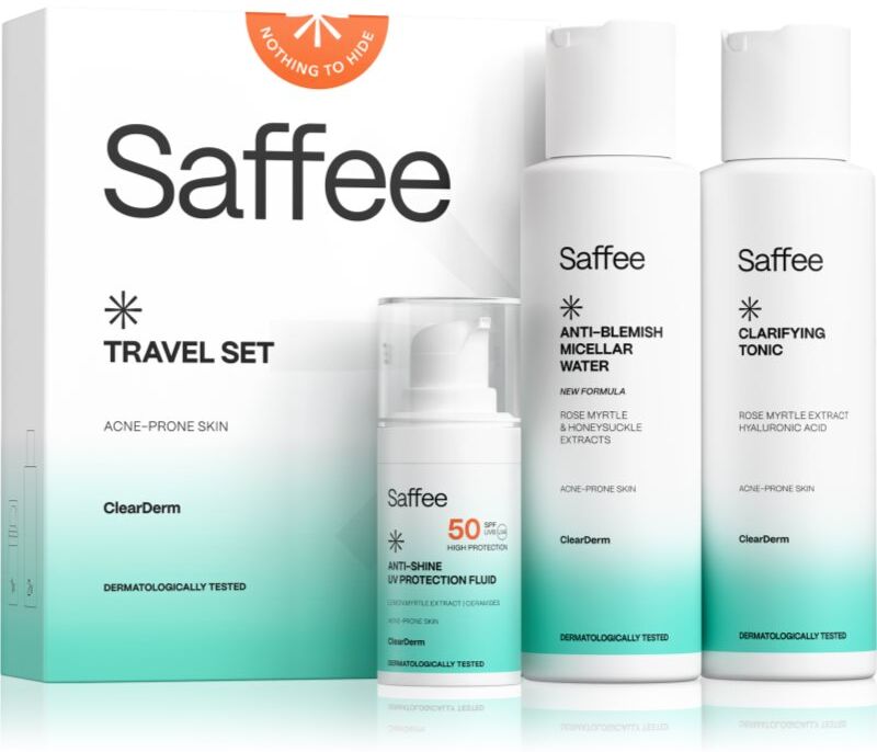 Saffee ClearDerm Travel Set travel set for problem skin