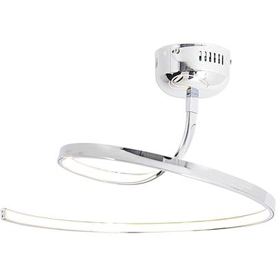 NÄVE LED Deckenleuchte "LOOK LINE", grau (chromfarben), Ø 60cm H: 32cm, Leuchten, LED Deckenleuchte,incl. LEDs total 25W 3000k; 1300lm, LED Deckenleuchte