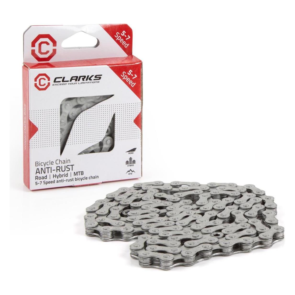 Clarks Anti-Rust Chain 5/6/7sp 116L (CLA-C-C5-7AR)