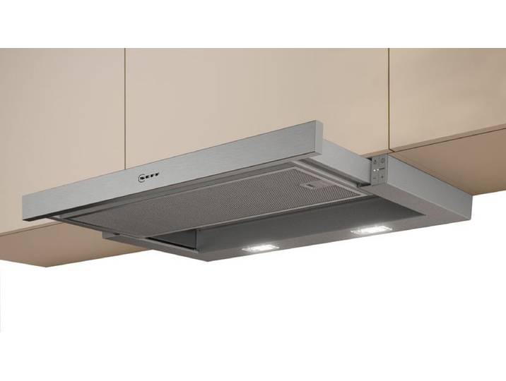 Neff N 50, Flachschirmhaube, 60 cm, Silbermetallic, D46ED22X1