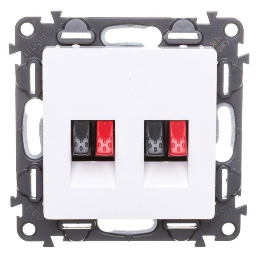Legrand Lautsprechersteckdose weiss (753178) (753178)