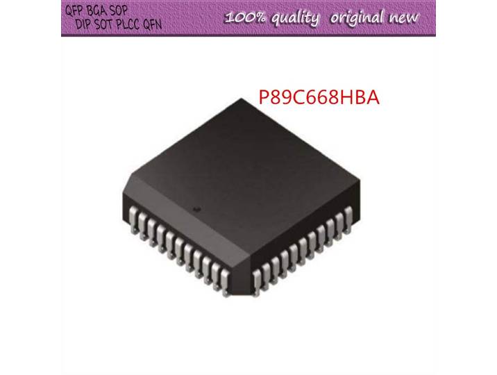 NOUVEAU 15 PIÈCES/LOT P89C668HBA P89C668 Test réussi PLCC44