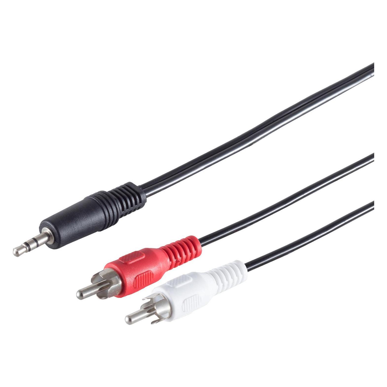 Shiverpeaks S/CONN maximum connectivity Klinke Cinch Kabel-Klinkenstecker 3,5mm Stereo auf 2 Cinchstecker 15,0m (15 m, Cinch Kabel) (30832-15)