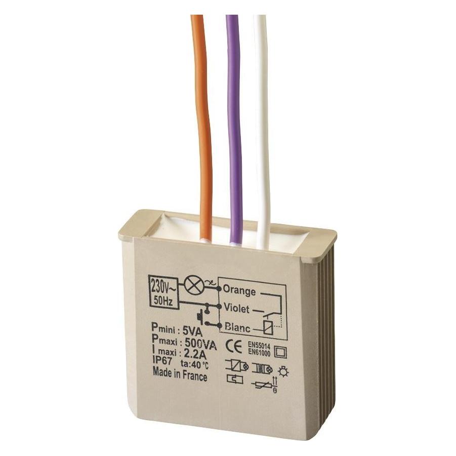 Grothe Stromstossrelais UP Taster 3-500W 230V MTR500E (5454050)
