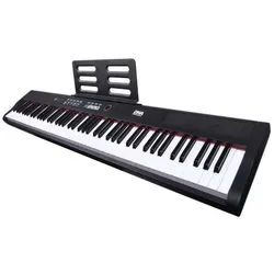 No Name DNA PP 88 Digitalpiano Full-Size-Tastatur (88 Tasten), Keyboard, Weiss, Schwarz