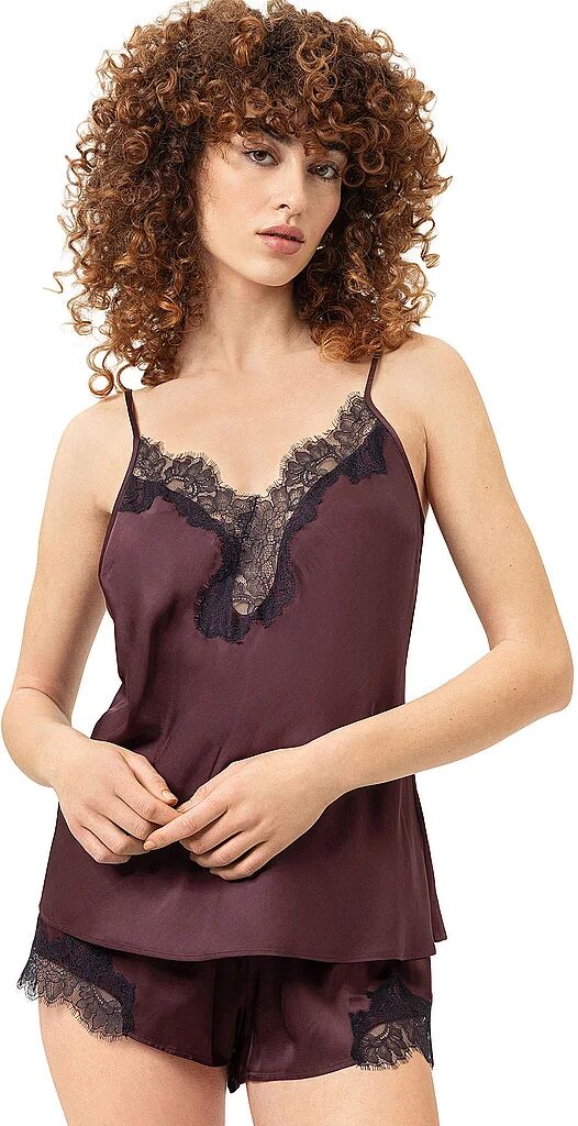 MEY Top - Camisole POETRY LUXURY urban green braun   XL W