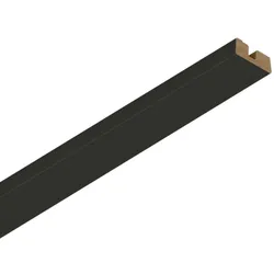 ter Hürne Leisten Deckenabschlussleiste Uni mattschwarz DAL 34 Dekor 2400x34x14 mm