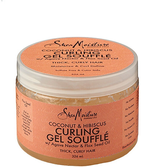 Shea Moisture Coconut and Hibiscus Curl & Shine Gel Souffle 340g