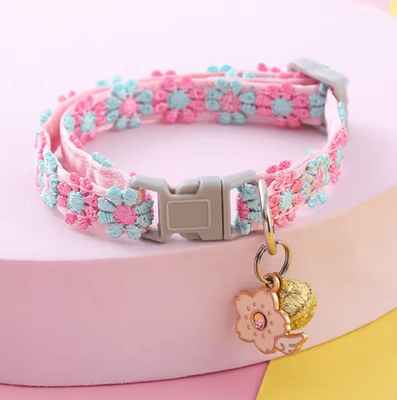 Inspire Curations PawCharm Adjustable Pet Collar With Bell b