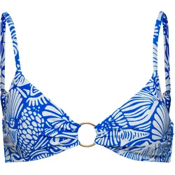 Seafolly C Shells Ring Bikini Oberteil Damen | Gr. 42 | blau - blau