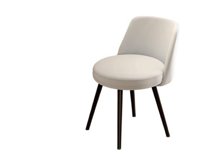 OUTIFUOTPP Drehbarer Ankleidehocker, Heimgebrauch, Rückenlehnenstuhl, Schlafzimmer-Make-up- und Nagelstuhl, beweglicher, minimalistischer Esszimmerstuhl(Fixed Model-C)
