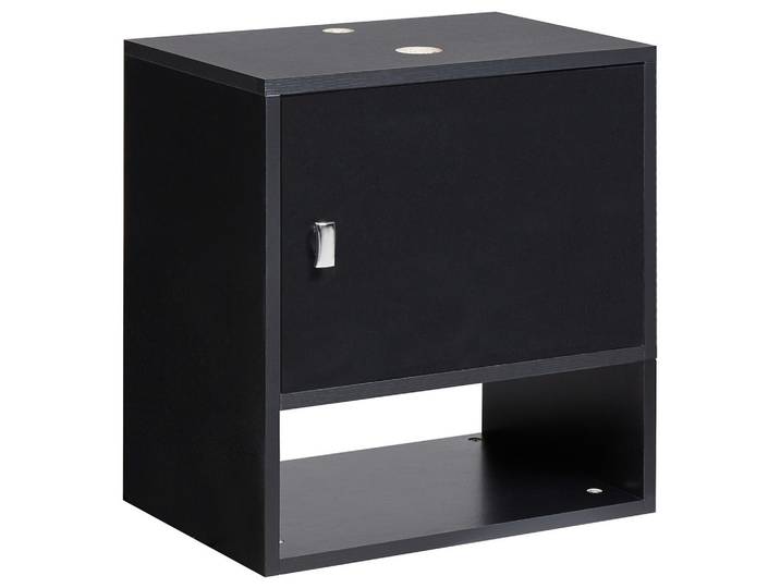WASCHBECKENUNTERSCHRANK wandmontiertk 45 cm Schwarz Limeria