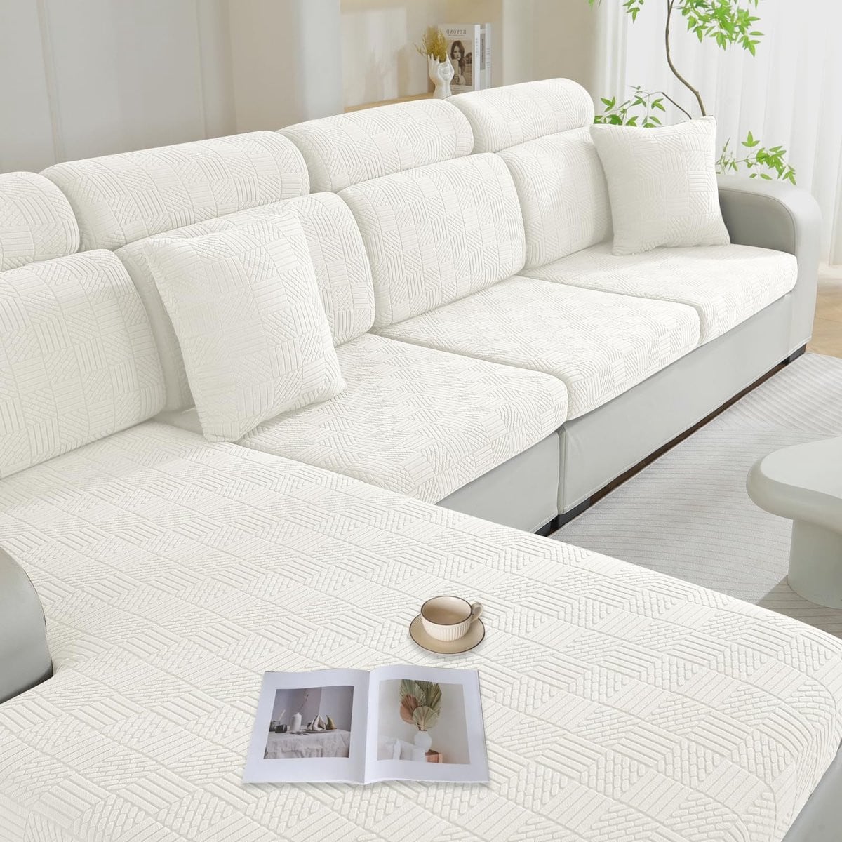 Omgoods Elastische Sofa Kussenhoezen - Waterdichte Bescherming voor je Meubels
