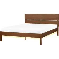 BETT mit LED 160x200 cm Braun Boisset