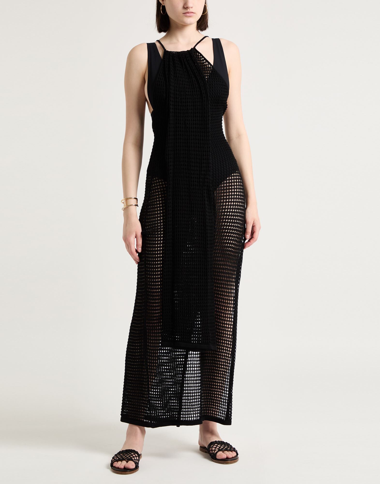 Art Essay Vestido largo Mujer Negro M,S,XS Mujer