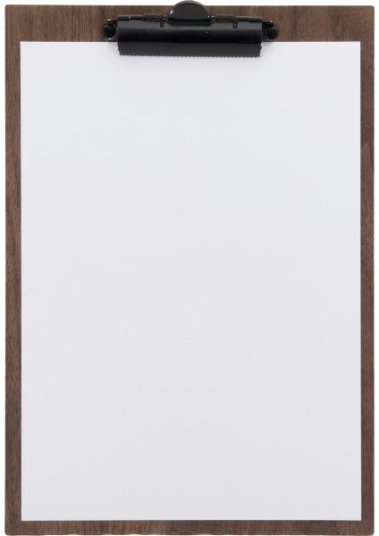 Securit Walnut Clip Menuholder   A4