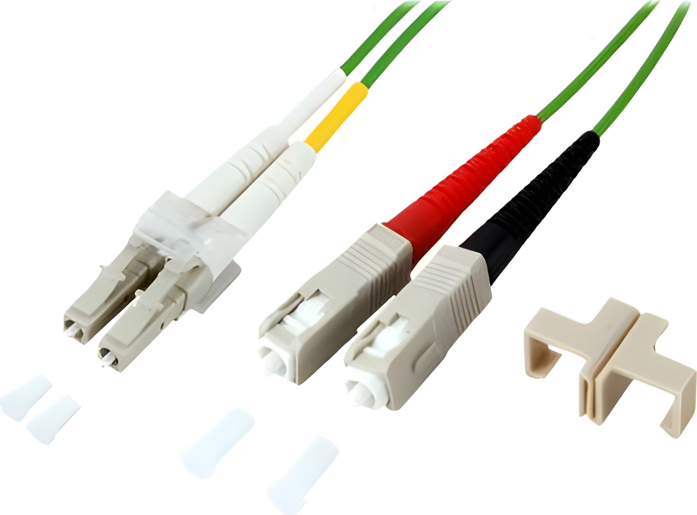 efbe Schott OM5 Glasvezelkabel EFB Elektronik O0323.2OM5, 2 meter, 2x SC naar 2x LC
