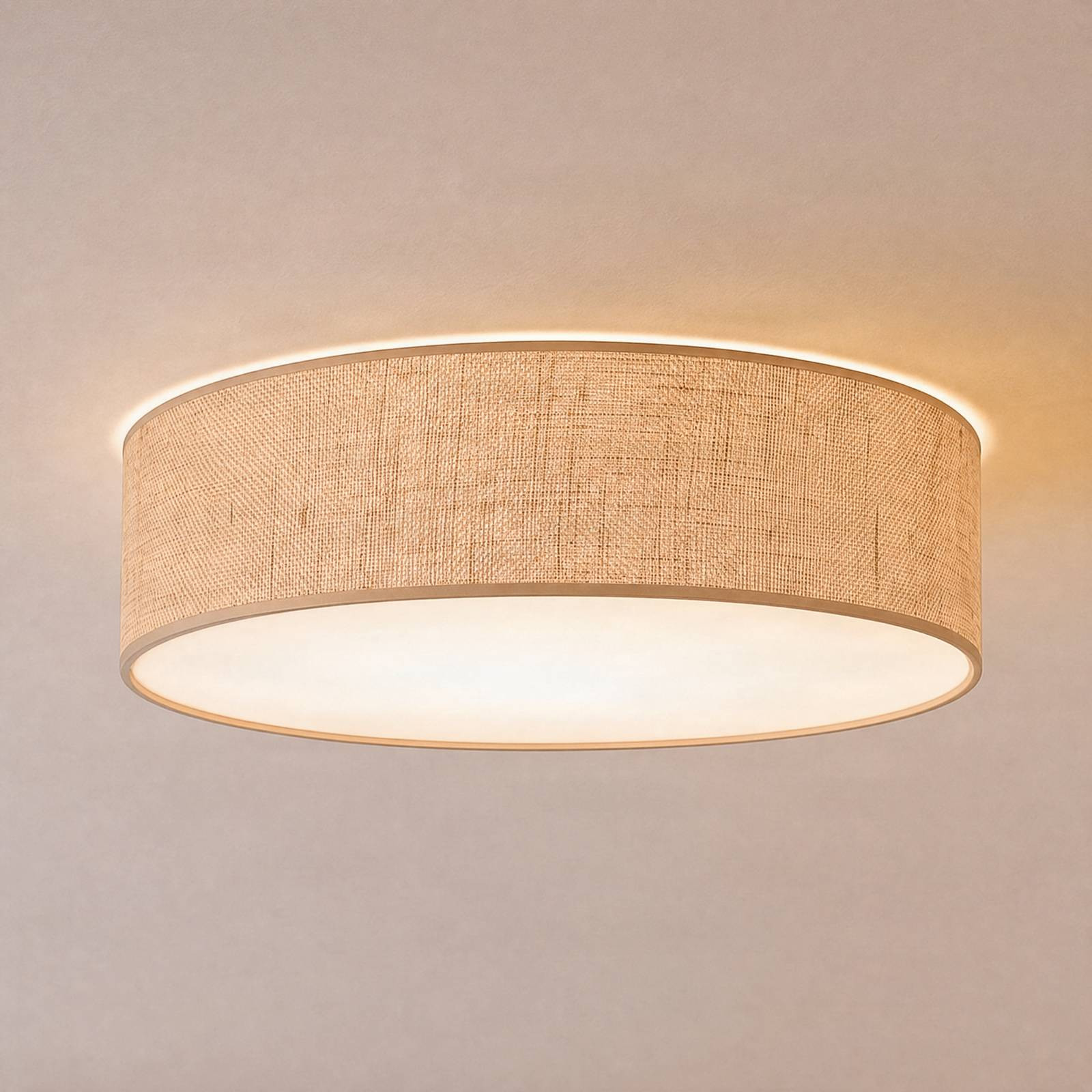 Milagro Lighting Marshall Plafondlamp - Bruin/Roest - Modern Hout - Dimbaar