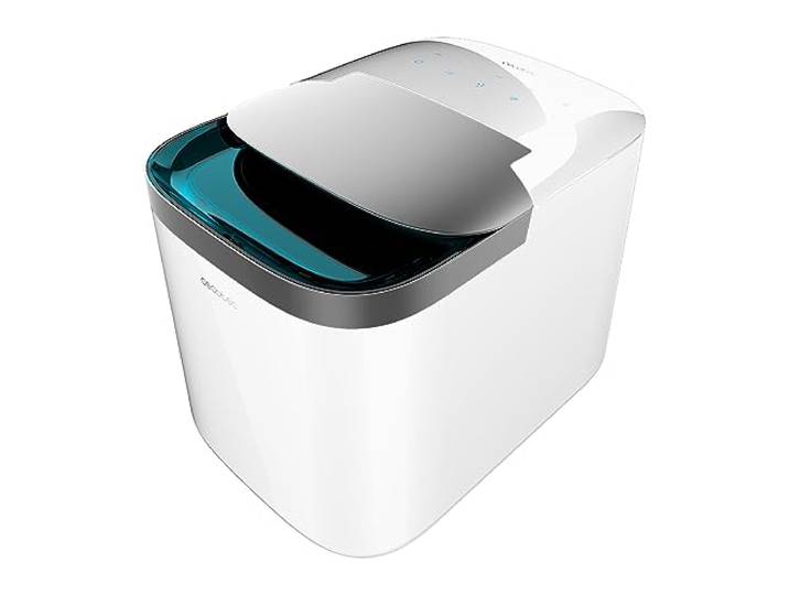 Cecotec Eiswürfelmaschine Chillin' Ice 1500 Connected, 15 kg/Tag, 150 W Touchdisplay, WLAN-App-Steuerung, Selbstreinigung, Sichtfenster sowie Warnung bei vollem Eisbehälter oder Wassermangel