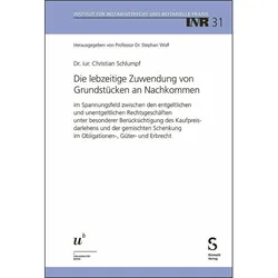 Die lebzeitige Zuwendung von Grundstücken an Nachkommen, Fachbücher von Christian Schlumpf-van Waardenburg