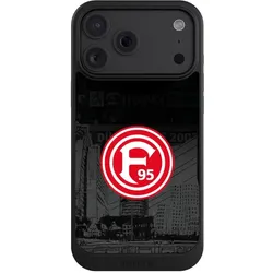 Nivocase Hülle für Apple iPhone 18 Pro Max Handyhülle NIVOcore Case Schwarz Fortuna Düsseldorf Logo (Apple iPhone 18 Pro Max), Smartphone Hülle, Schwarz