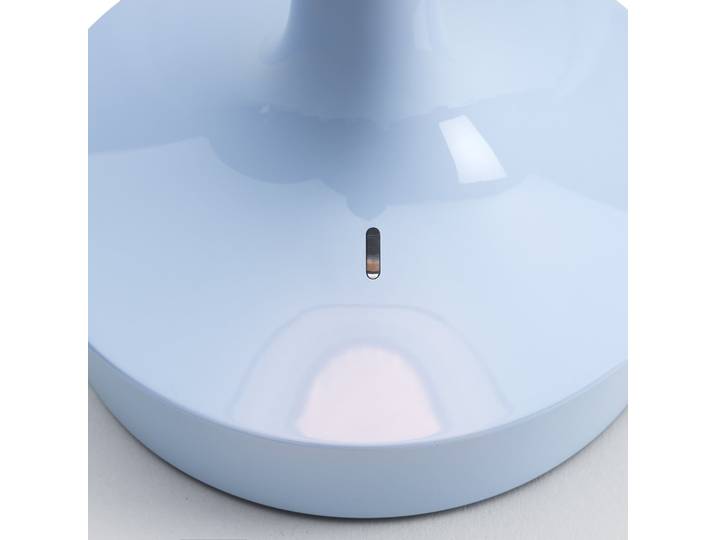 Bon Jour Unplugged Tischleuchte Faded Blu - Flos - Flurbereich - Design - Kunststoff - Mit Schirm