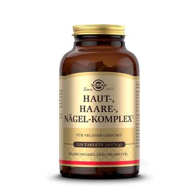 Solgar Haut Haare Nägel Komplex Tabletten 120 St