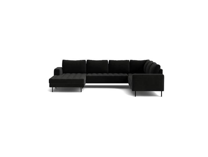 Rouge U-Form Sofa, links