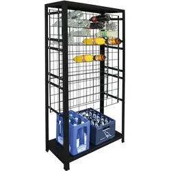 Schulte Regalwelt, Weinregal, Wein-Stecksystem Grundregal, 96 Flaschen inkl. Fachboden (96 Flaschen, 80 x 35 x 180 cm)