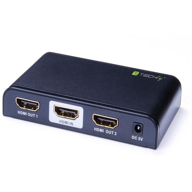 Techly HDMI 2.0 Splitter 4K, UHD, 3D, 2 Wege
