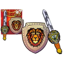Ritter-Schwert-Schild-Set Schaumstoff-EVA-Löwe