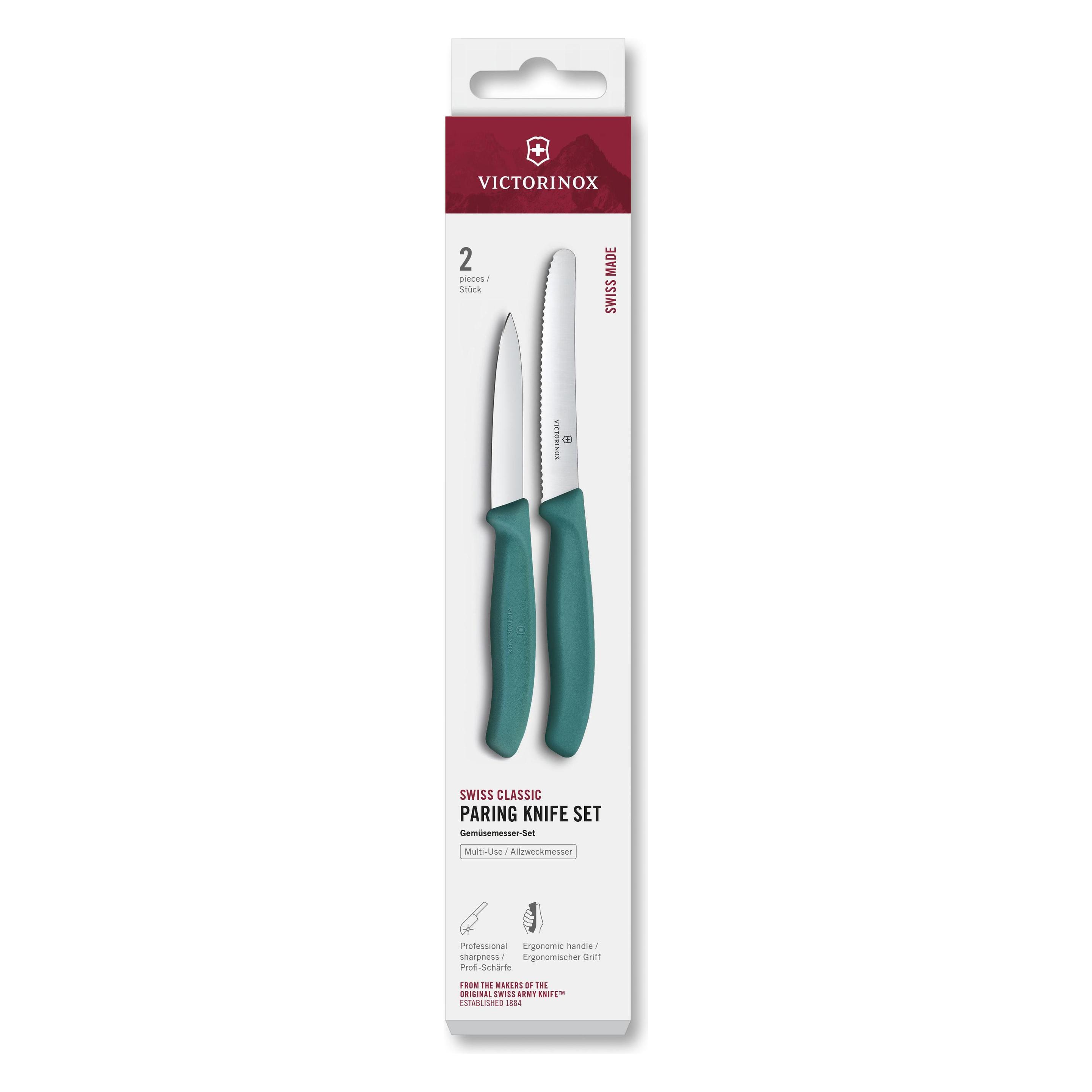 Victorinox Gemüsemesser Set ge./W grün 2t (11 cm) (6.7114.2C1)