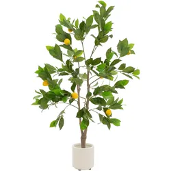 KUNSTPFLANZE Zitronenbaum 130 cm aus Kunststoff
