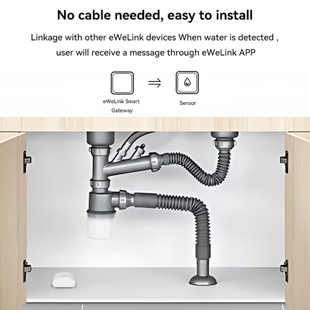 Ewelink Zigbee Waterlekdetector via Ewelink