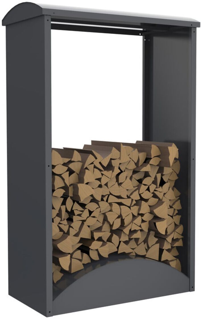 Westmann Kaminholzregal Castra A 52 x 98 x 160cm Anthrazit ; 50NRTH GmbH (WMHFR-25A16)
