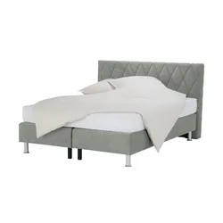 vanDoorn Boxspringbett   ¦ grau ¦ Maße (cm): B: 194 H: 109