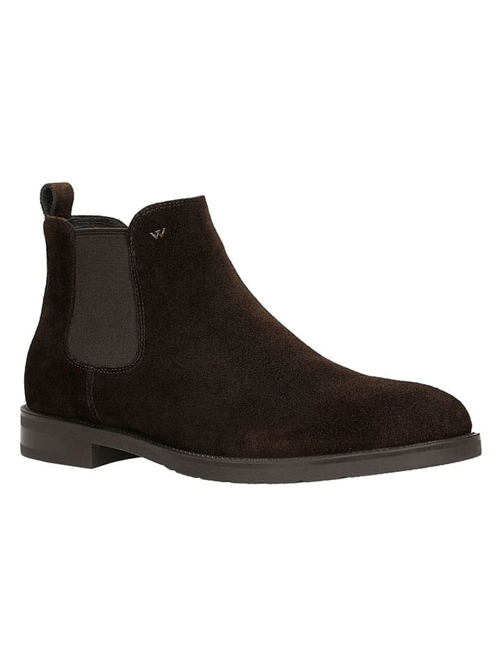 Wojas Leder-Chelsea-Boots in Braun - 41