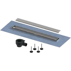 Tece linus Plus Duschrinnenset, Ablauf "Norm", Rost "2 in 1", 800 mm, 15150080 15150080