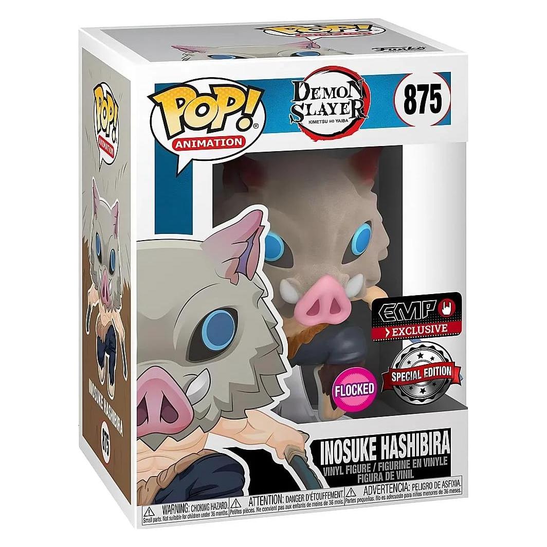 Funko POP! Animation Demon Slayer Inosuke Hashibira Edition Limitée Floquée (OC40621)