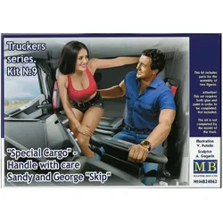 Master Box Truckers series"Special Cargo"Handle wit care!Sandy and George