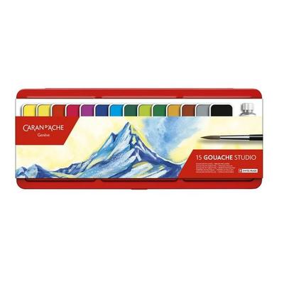 Caran d'Ache Malkasten GOUACHE STUDIO 15er Set