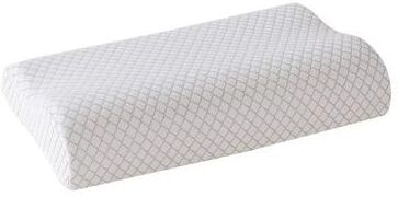 Inspired Finds DreamEase Memory Foam Long Pillow Orthopedic Neck And Maternity Support Pillow diamond Grey 15.75 9.84 1.97 In