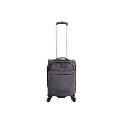 Koffer SAXOLINE "2 Tone", Gr. B/H/T: 36,5cm x 55cm x 22cm, grau, Polyester, Koffer, Polyester material