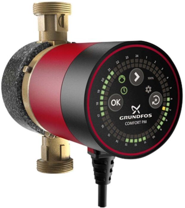 Grundfos Comfort Zirkulationspumpe 99831285 15-14 BXU PM, G1, 230 V, Dach