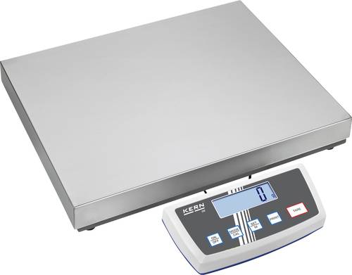 Kern Plattformwaage DE 300K50D Wägebereich (max.) 300kg Ablesbarkeit 50 g, 100g über Steckernetzteil Silber
