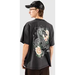 Ninth Hall Venom Boxy T-Shirt vintage black Gr. S