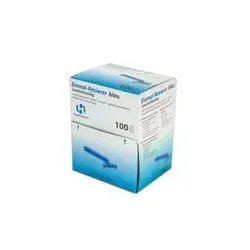 Einmal-Rasierer Blau | 100 Stück | Mit Klingenschutz, rostfrei, hygienisch 2 Klingen