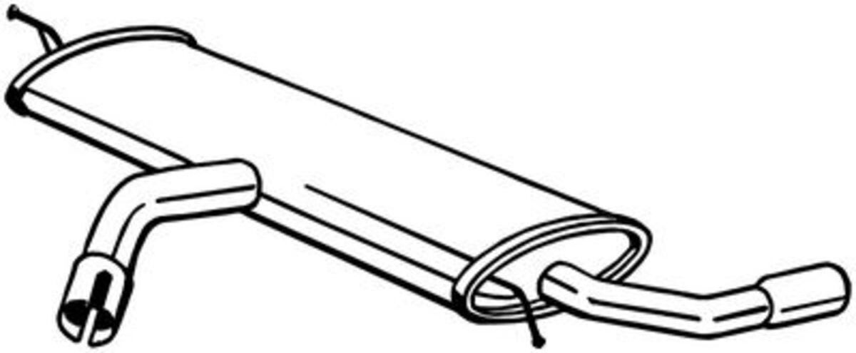 Endschalldämpfer BOSAL 233645
